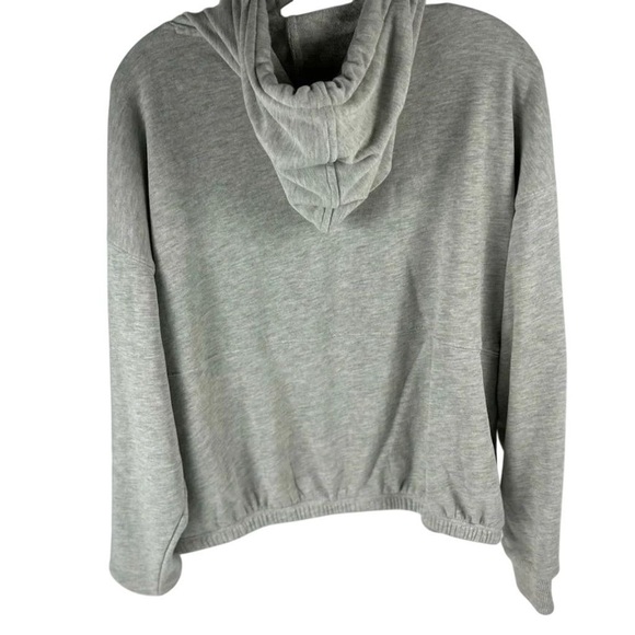 Lou & Grey Women's Gray Hoodie Medium Casual Drawstring Pullover - Picture 4 of 11